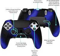 Vista 73 de PlayVital 3D Studded Edition Anti-Slip Silicone Cover Case for ps5 Edge Controller, Soft Rubber Protector Skin for ps5 Edge Wireless Controller with
