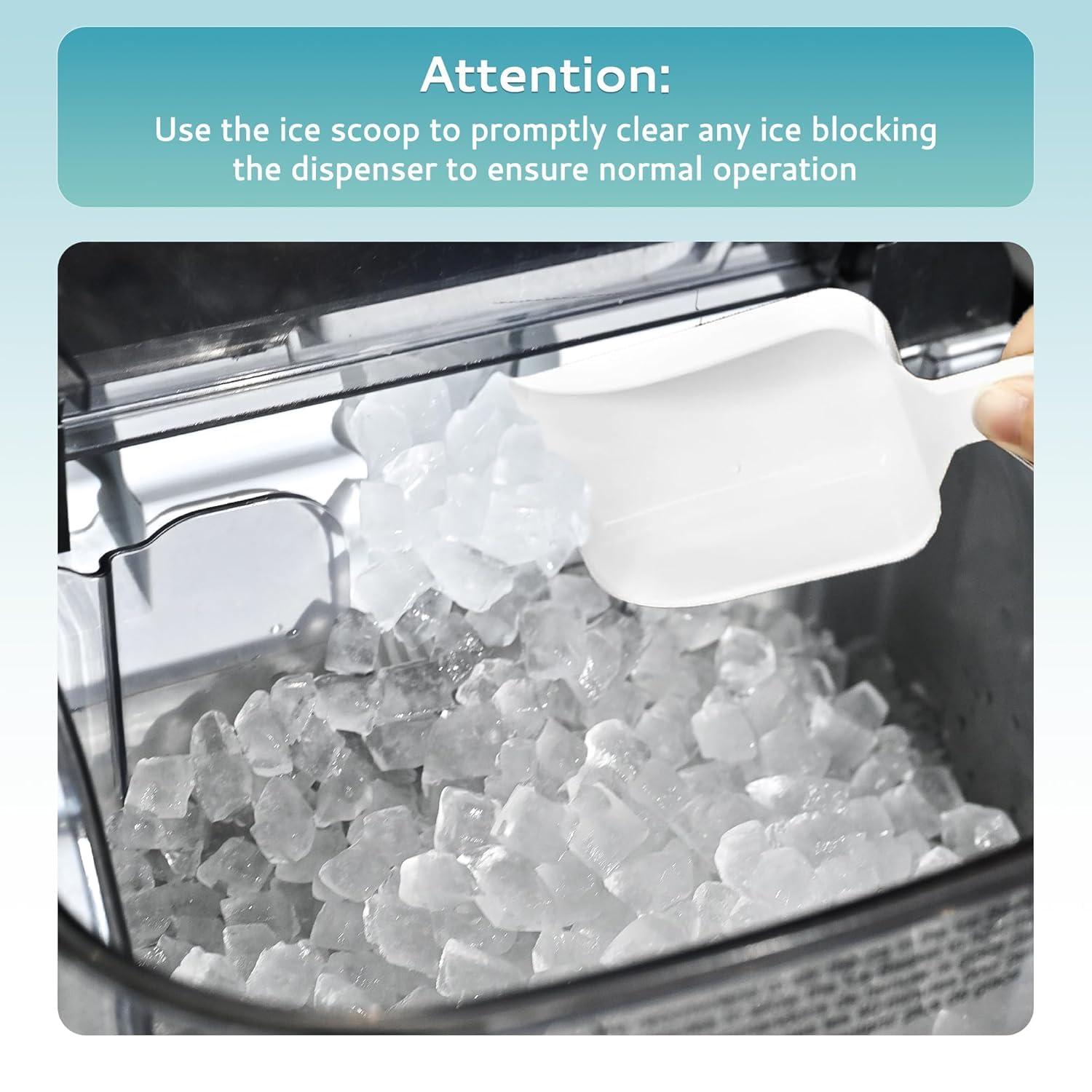 Nugget Ice Makers Countertop, Pebble Ice Maker Machine with 35lbs/24H Soft Ice, Self-Cleaning Sonic Ice Maker with Ice Scoop&Basket, Pellet Ice Maker for Home/Kitchen/Office(Stainless Steel)