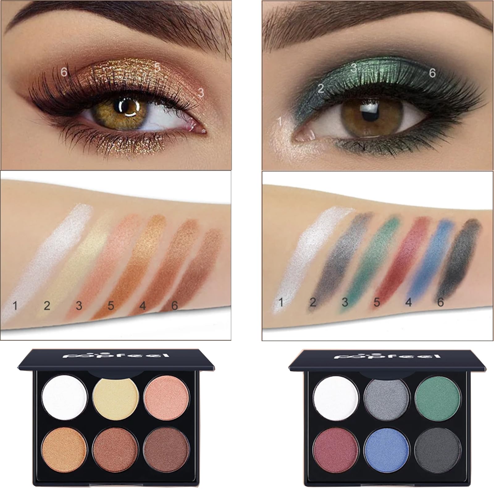 Trousse Trucchi Donna, Kit Trucco Tutto in Uno Palette Cosmetica, Make Up Completo con Ombretti Rossetto Correttore Kit Cosmetici per Donne Ragazze Regalo di Natale