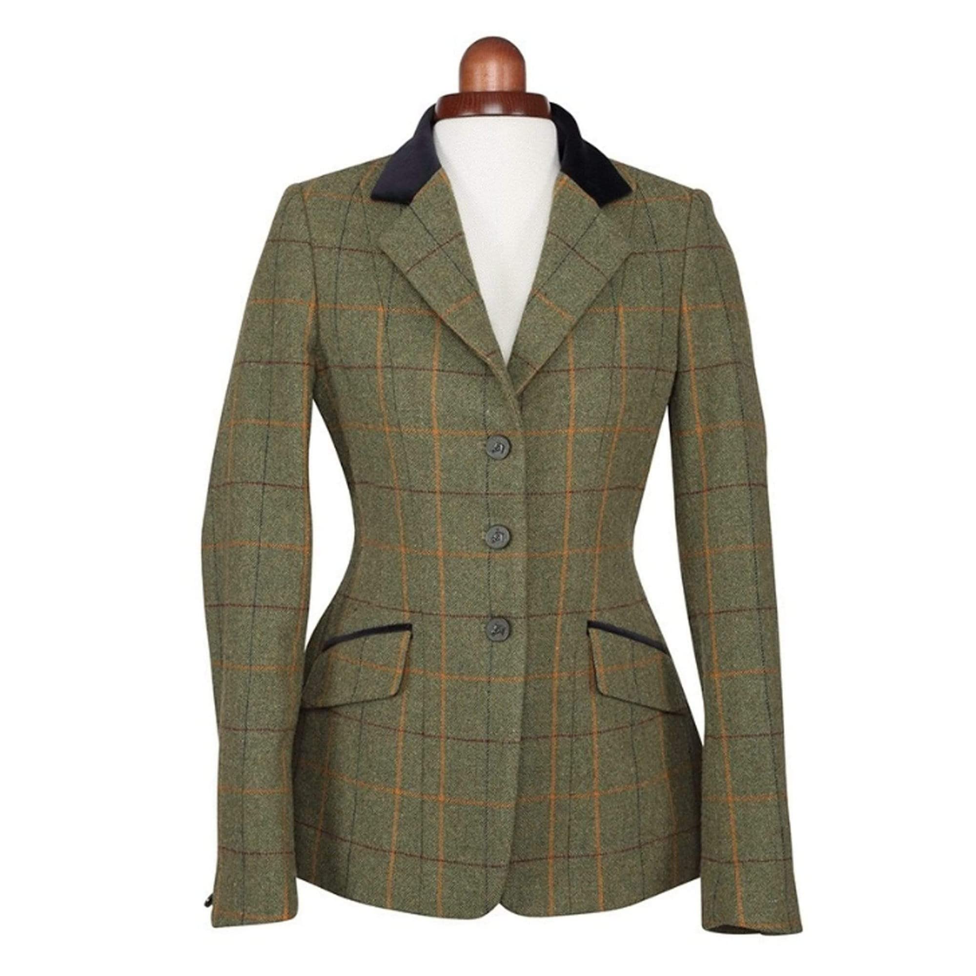 Shires Aubrion Saratoga Childs Riding Jacket - Red/Yellow/Blue Check: 24