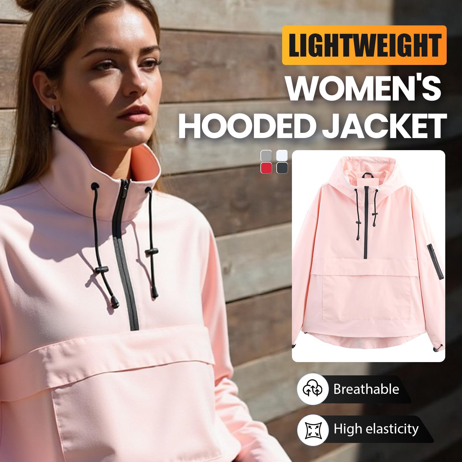 Women's 3-in-1 Winter Jacket - Waterproof and Windproof Outer Shell, Hooded for Ski,Outdoor Adventures and Cold Weather Use