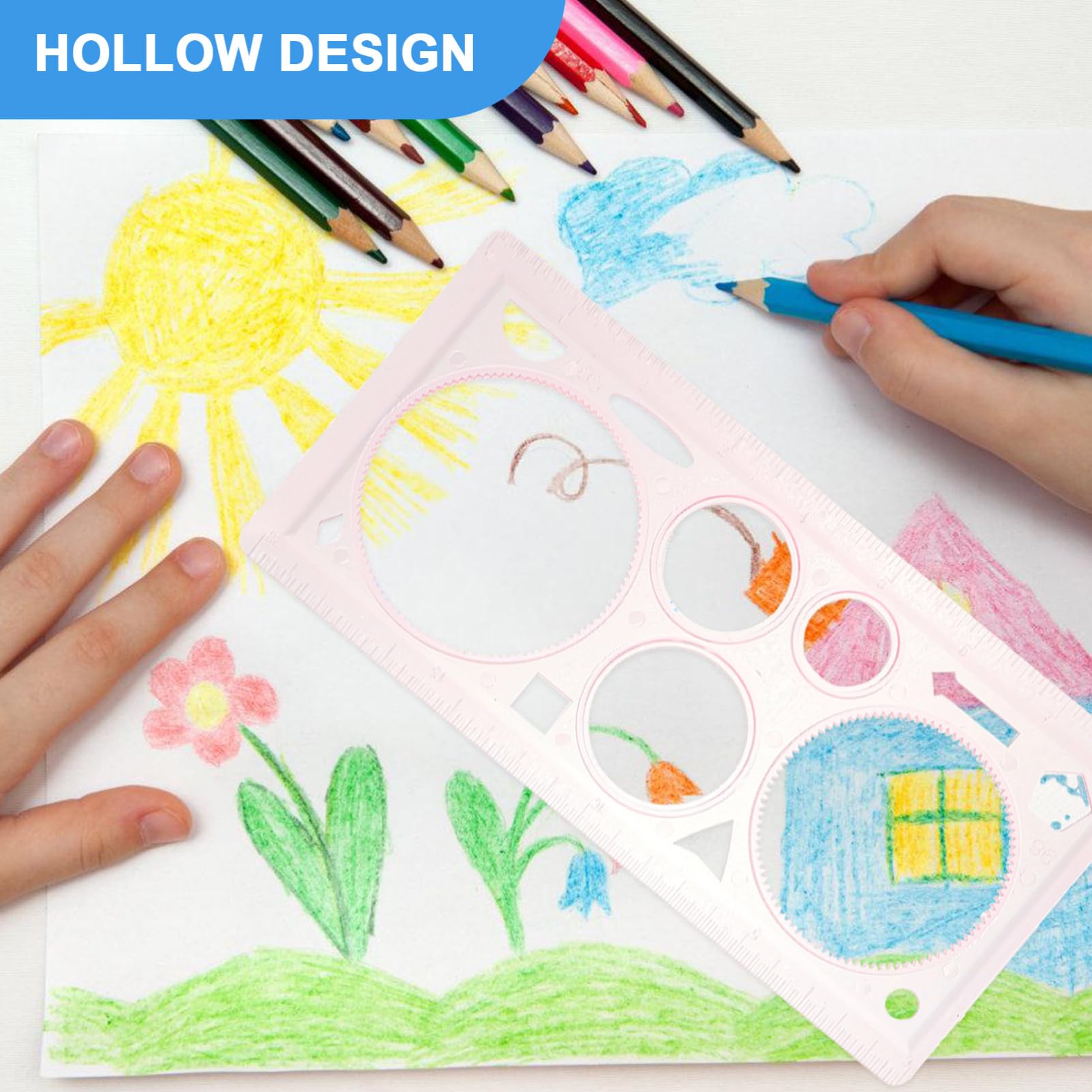 Tofficu 5 Juegos Regla De Plantilla De Dibujo Plantillas De Plantas Plantillas Para Pintar Decoracion Hogar Decoración Hogar De Pintura De Bricolaje Reglas De Pintura 10 Uds * 5