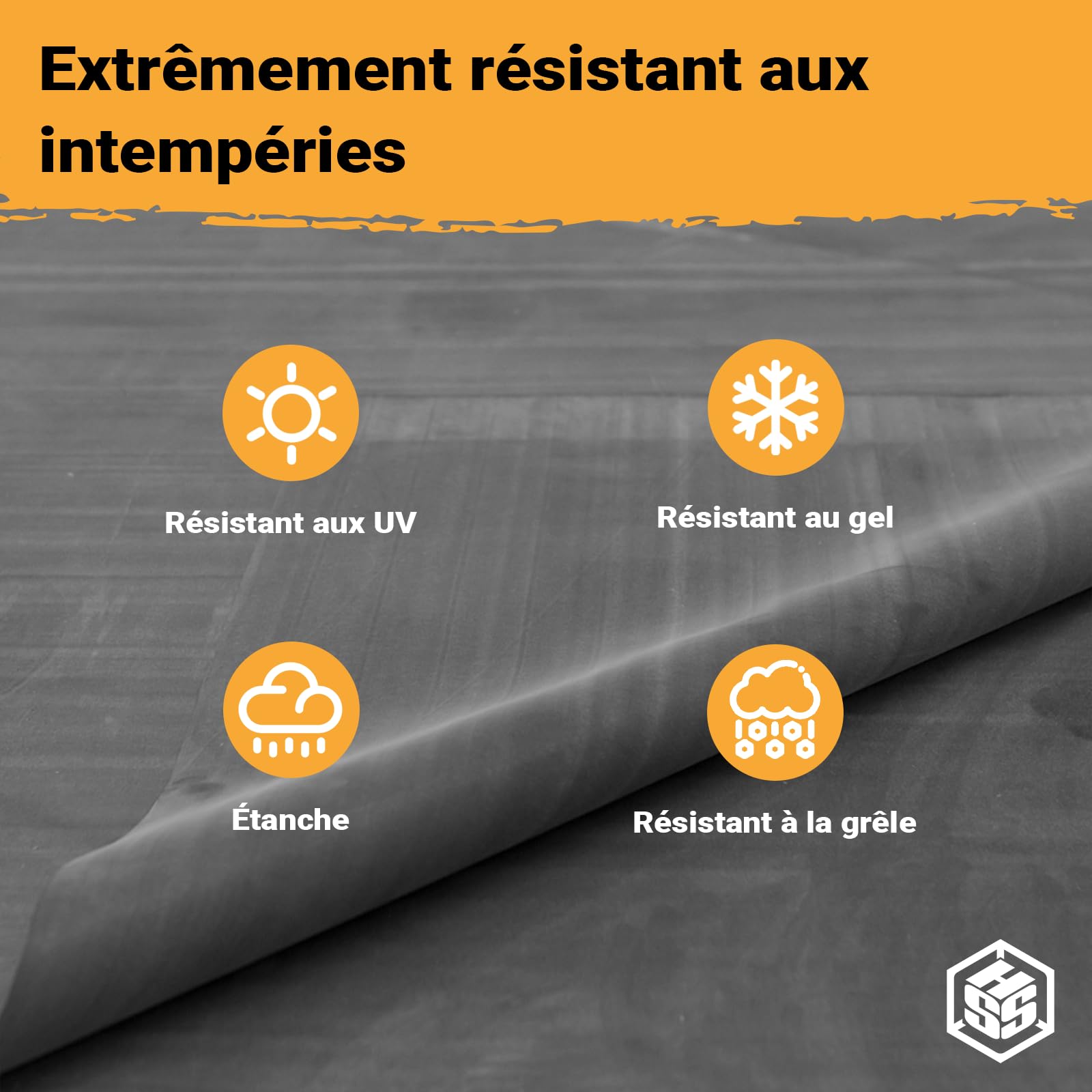 Membrane EPDM pour étanchéité toiture - Membrane d'étanchéité EPDM toiture pour toit plat, garage, carport, abri de jardin - Durable, UV-résistante, imperméable (2,50m x 1,50m)