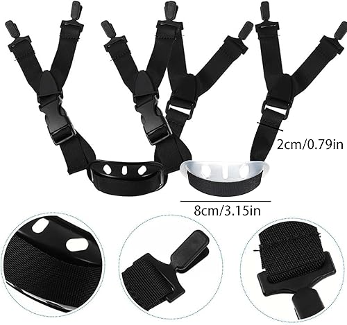 Miniatura 2 de 2 correas de barbilla para casco, accesorio universal para casco de hockey, fútbol y sombreros de seguridad, correa elástica con mentonera