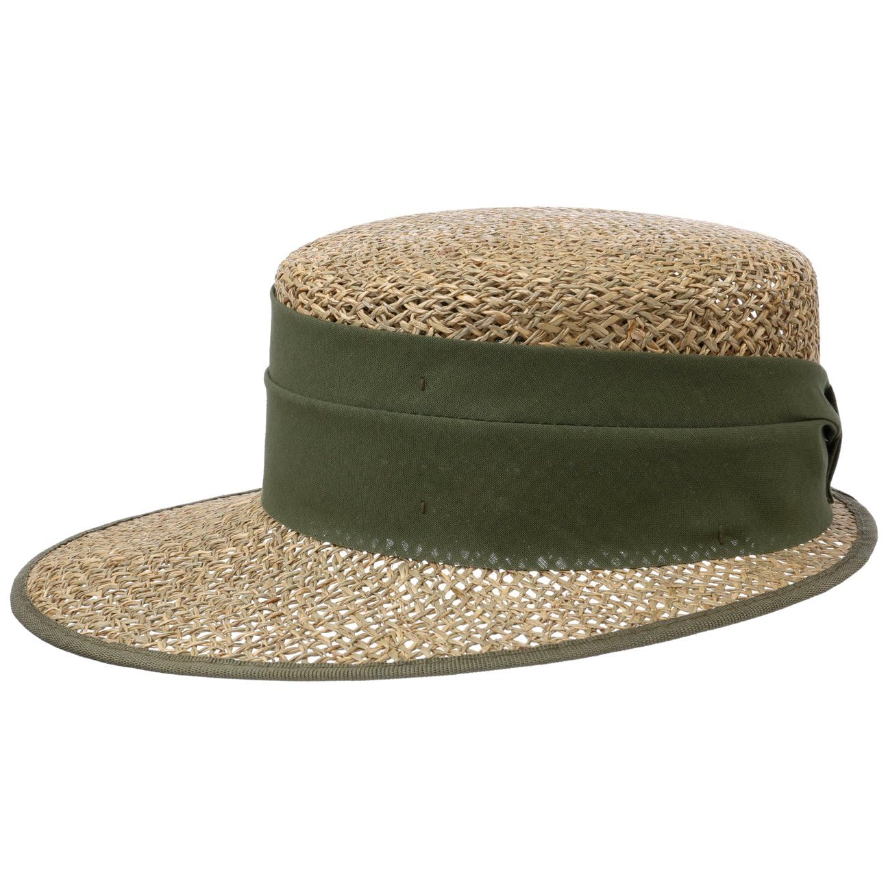 LIPODO Berretto di Paglia Breezy Donna - Made in Italy Cappellino Estivo da Spiaggia Visiera Sole con Primavera/Estate Estate