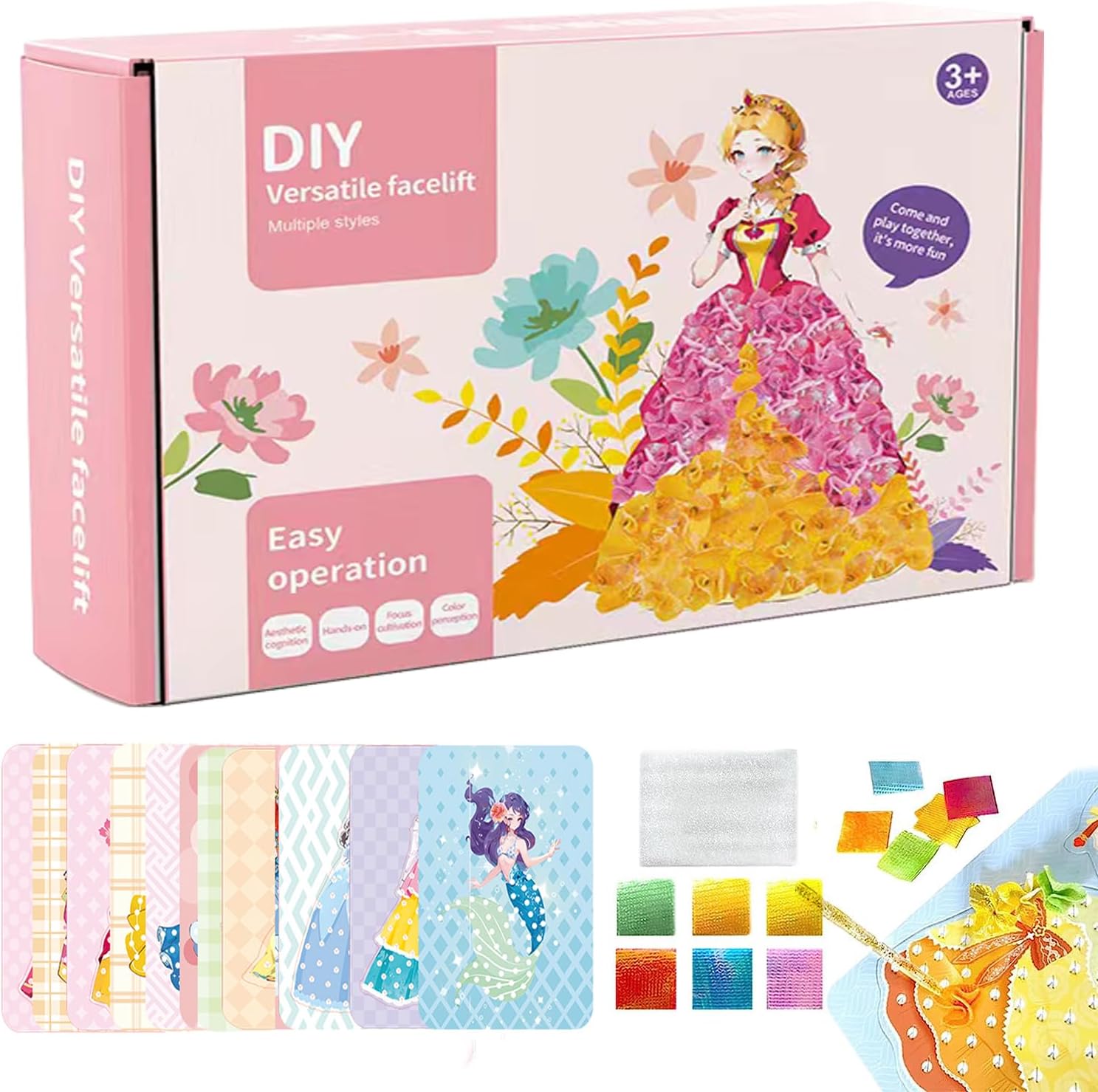 SHAVINGFUN Poke Art DIY Toys, Infinity Childhood Dream, Pocket Watercolor Painting Book Set, Sensory Toys for 3D Crafts, Sensory Toys for DIY