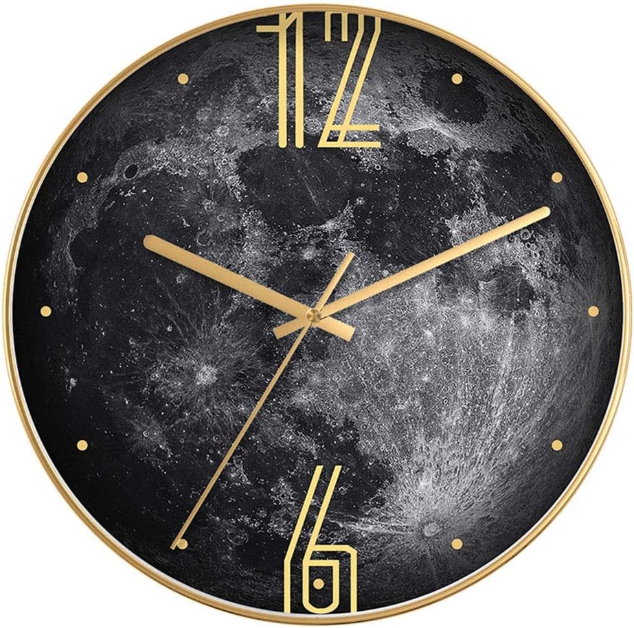 Wall Clock Nordic Fashion Watches Clock Creative Personality of Modern Minimalist Living Room Table Home Mute Quartz Pocket Watch 30CM * 30CM * 4.5CM