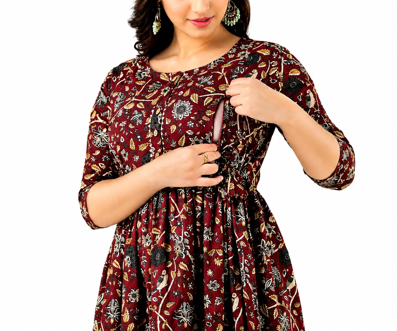 Maternity Kurti Multicolour-image-24