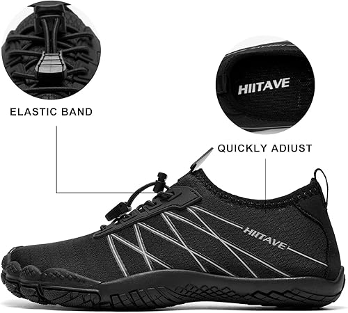 Miniatura 2 de HIITAVE - Zapatos acuáticos y con sensación de pies descalzos para hombre, calcetines acuáticos de secado rápido para deportes al aire libre,