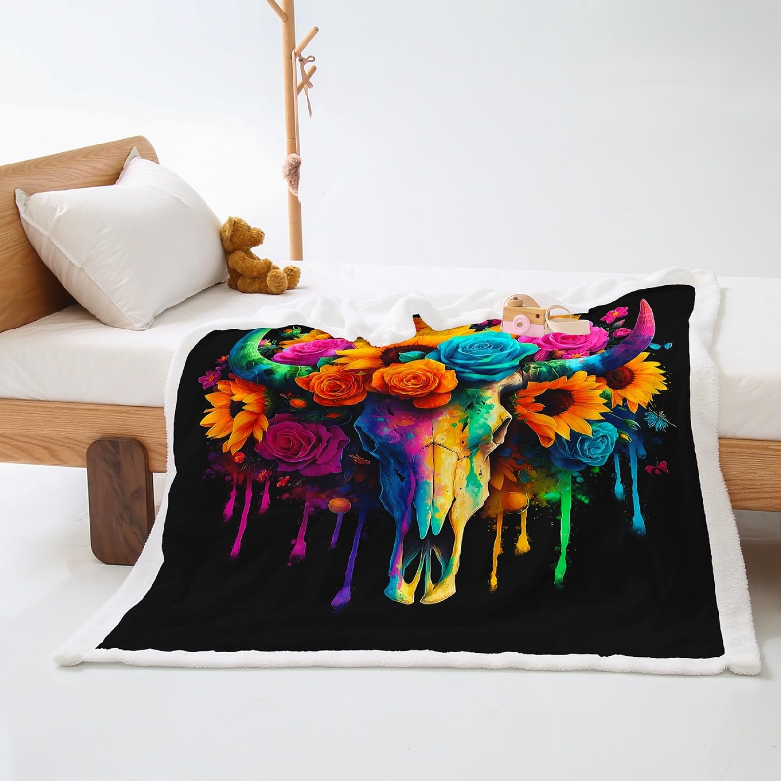 Couverture été et toutes saisons en polaire flanelle lavable pour lit et canapé douillet