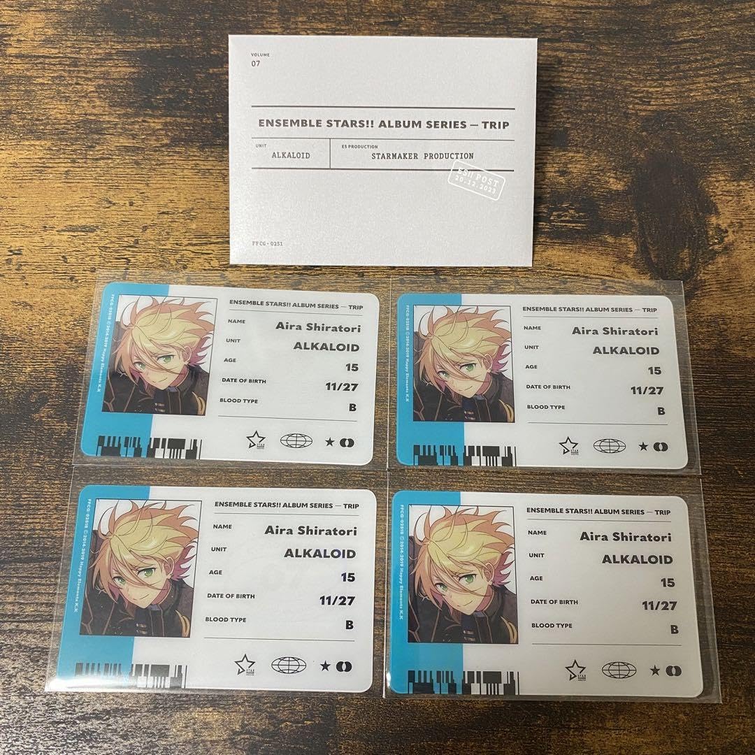 Amazon.co.jp: あんスタ TRIP アルバム ID風カード ALKALOID 白鳥藍良  