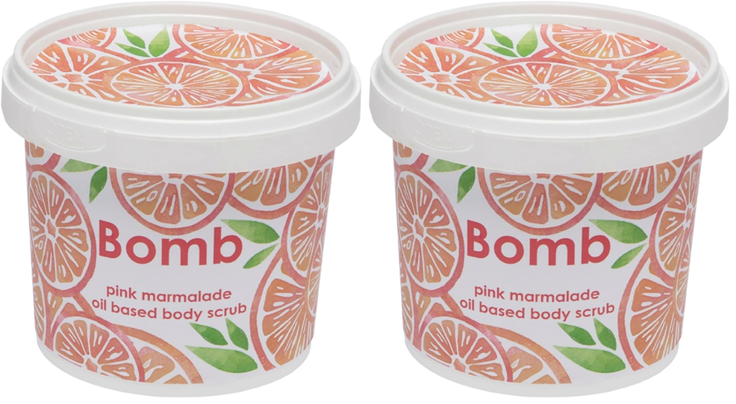Bomb Cosmetics Pink Marmalade Vücut Peeling 400g (2 paketi)