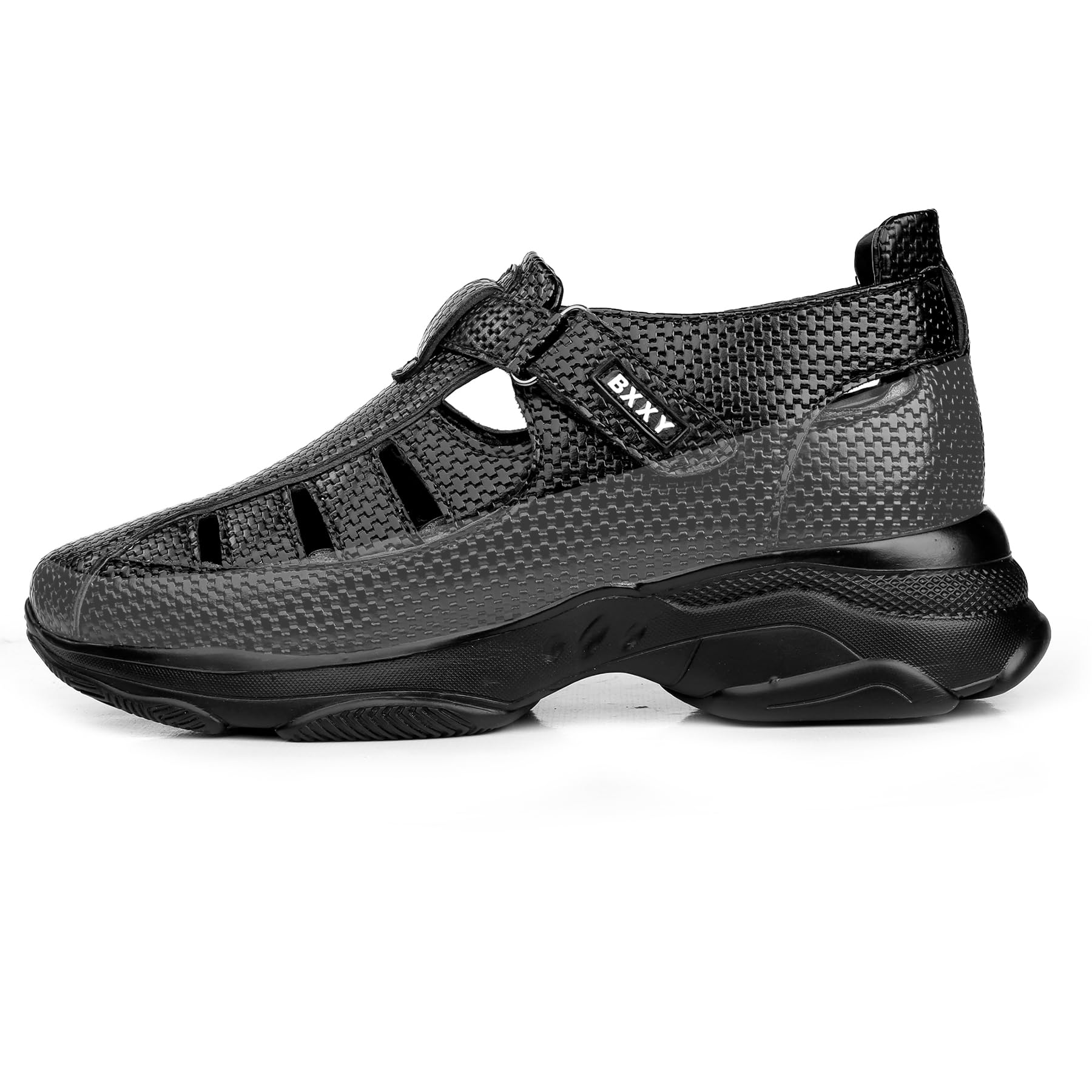 yuvrato baxi Men's 3 Inch Hidden Height Increasing Stylish Casual Slip-On, Outdoor Sandals.-picture-5