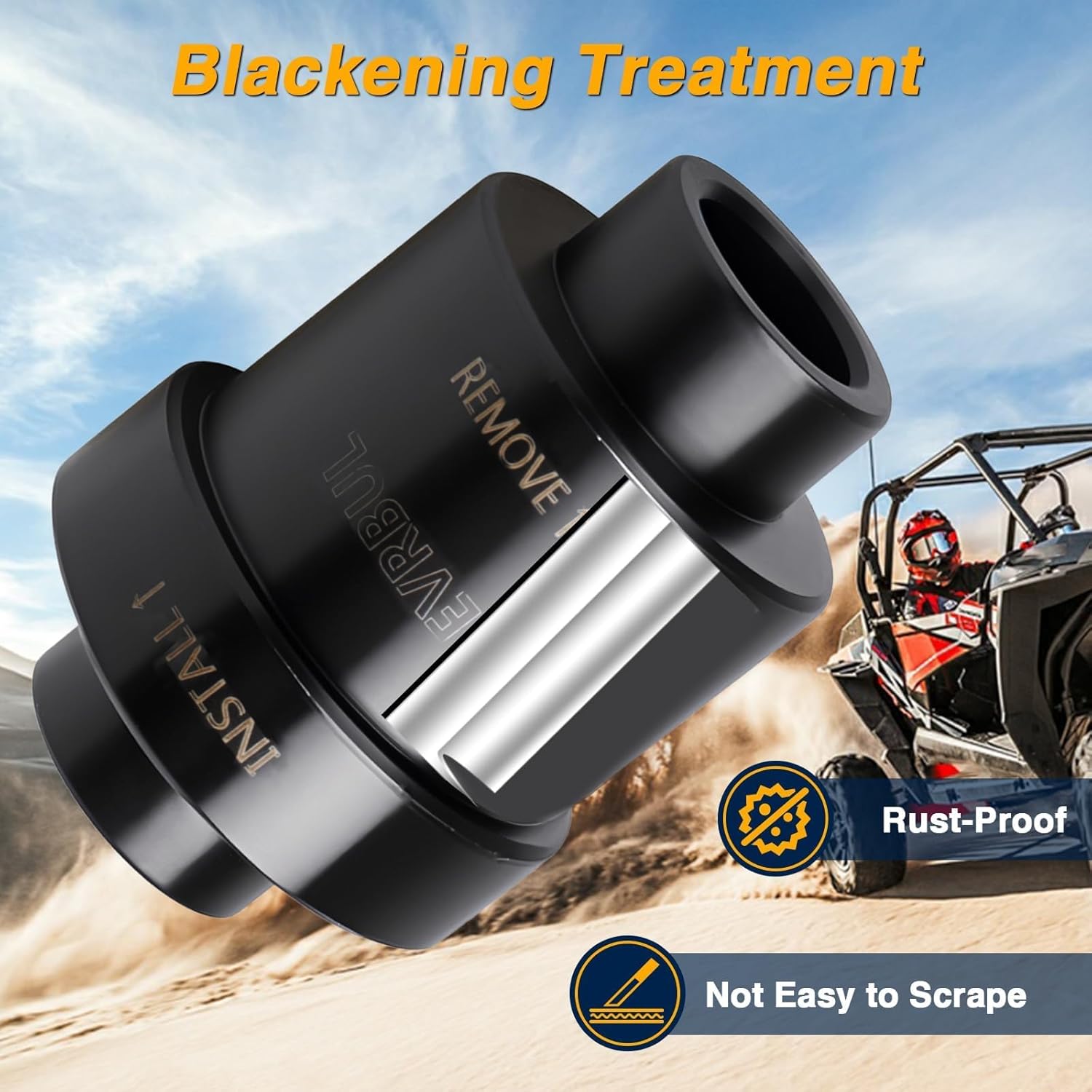 Upgraded Front&Rear Wheel Bearing Install and Removal Press Tool Kit Compatible with Polaris RZR 570 900 1000 Scrambler 850 1000 Turbo Sportsman XP 550 850 1000 Ranger 500 570 700 800 900 1000