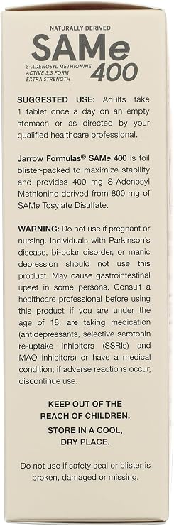 صيغ جارو ، Sam-E 400Mg ، 30 Count