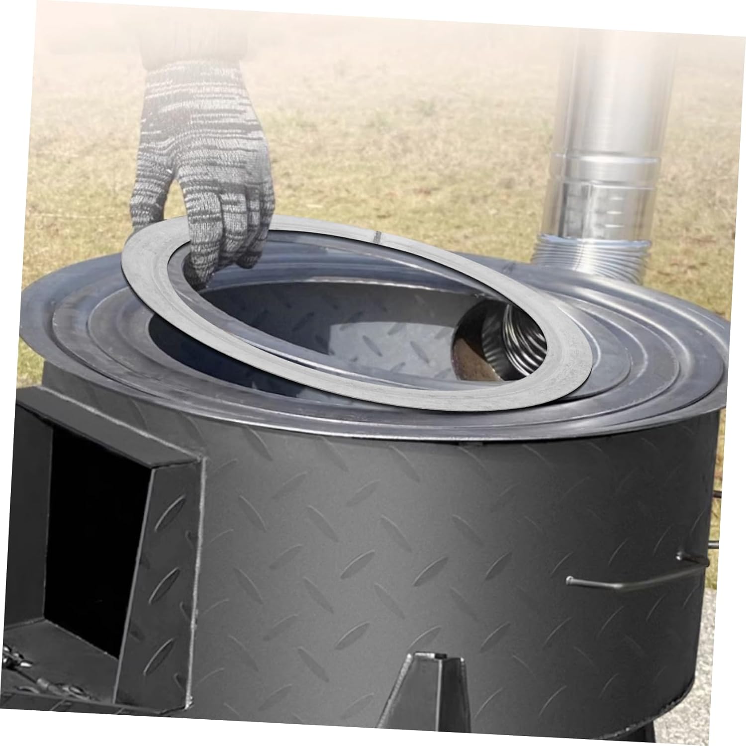 Cooking Wok Ring for Stove Stove Supply Stove Burner Ring Iron Stove Ring Easy to Install