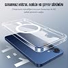 Ehr. Samsung Galaxy S25 Plus Compatible Camera Protected Rigid Yellowproof Crystal Transparent Case with Magsafe Wireless Charging Feature (Transparent, Samsung Galaxy S25 Plus)