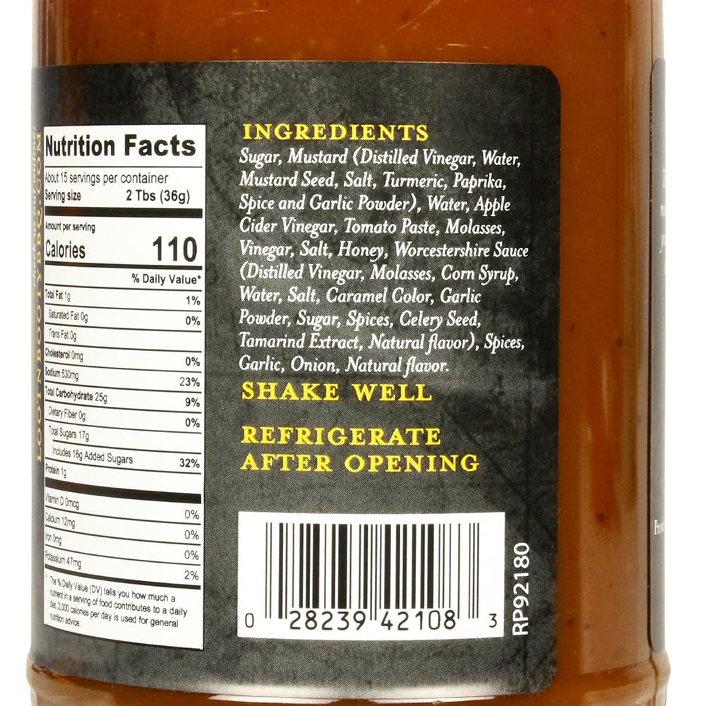 Loot N Booty BBQ - Honey Gold BBQ Sauce - 19.5 oz. - Image 2