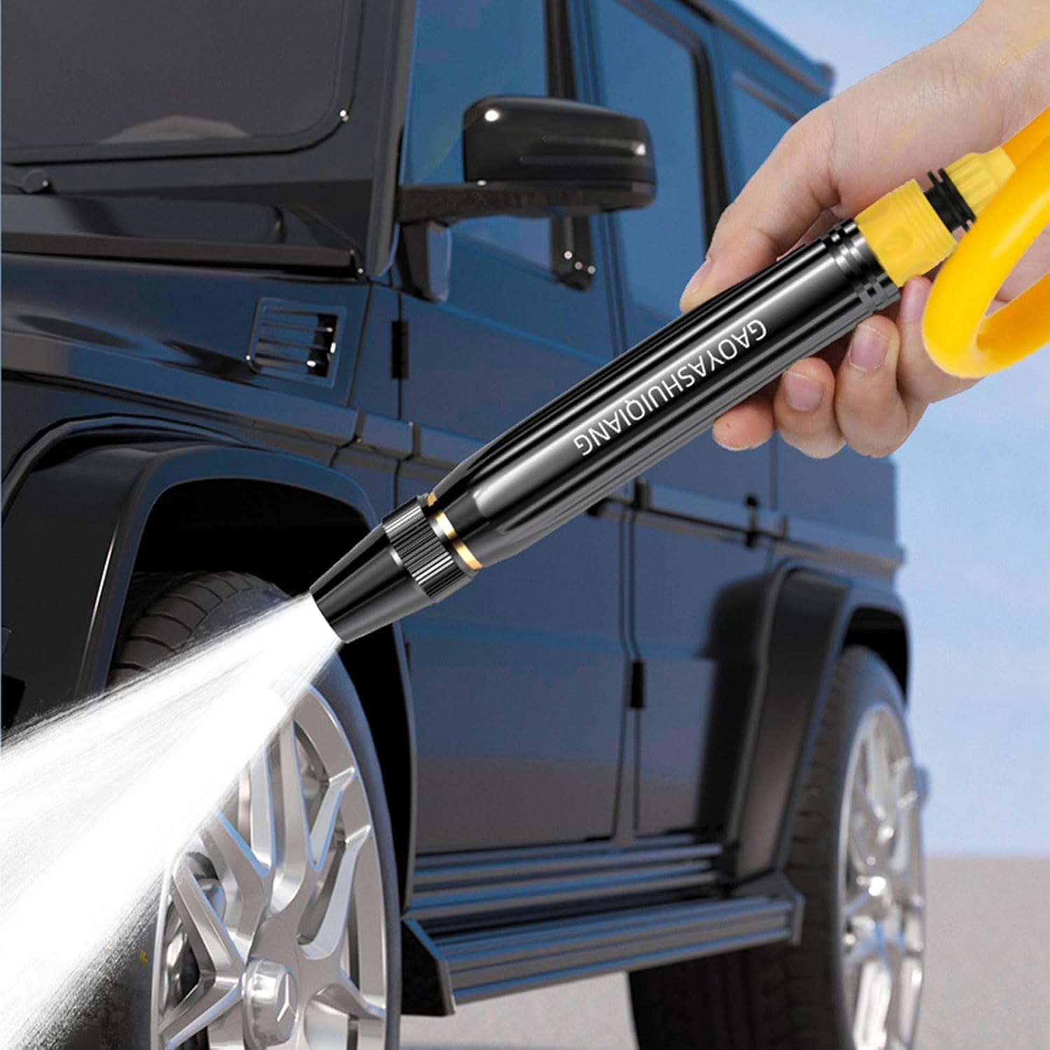 Sprayed Nozzle with Quick Connection Design for Easy Garden Hose Attachment Car Washing Plant Watering Multipurpose Water Sprayer
