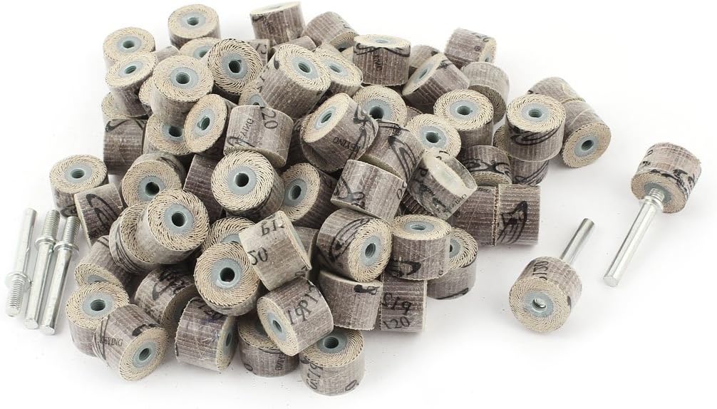 3/4" x 5/8" x 1/4" Polishing Grinding Tool 120 Grit Flap Wheel 100 Pcs (36997e97c0866fd7ce93fe1e5a781c61)