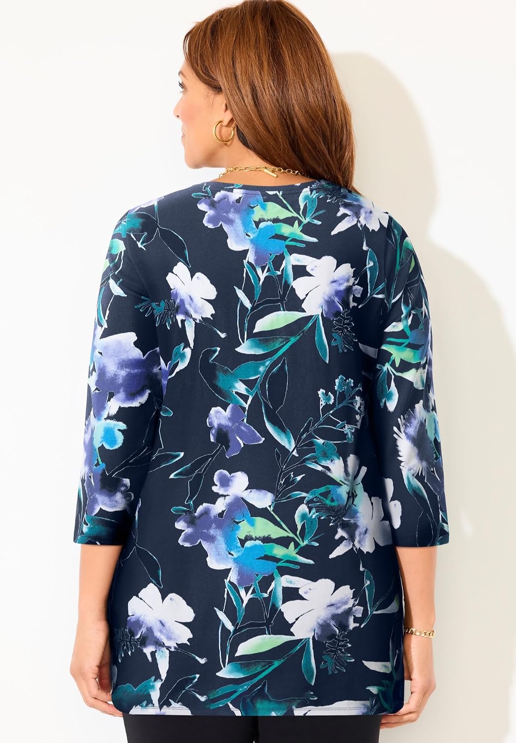 Catherines Women's Plus Size Suprema Feather Together Tee