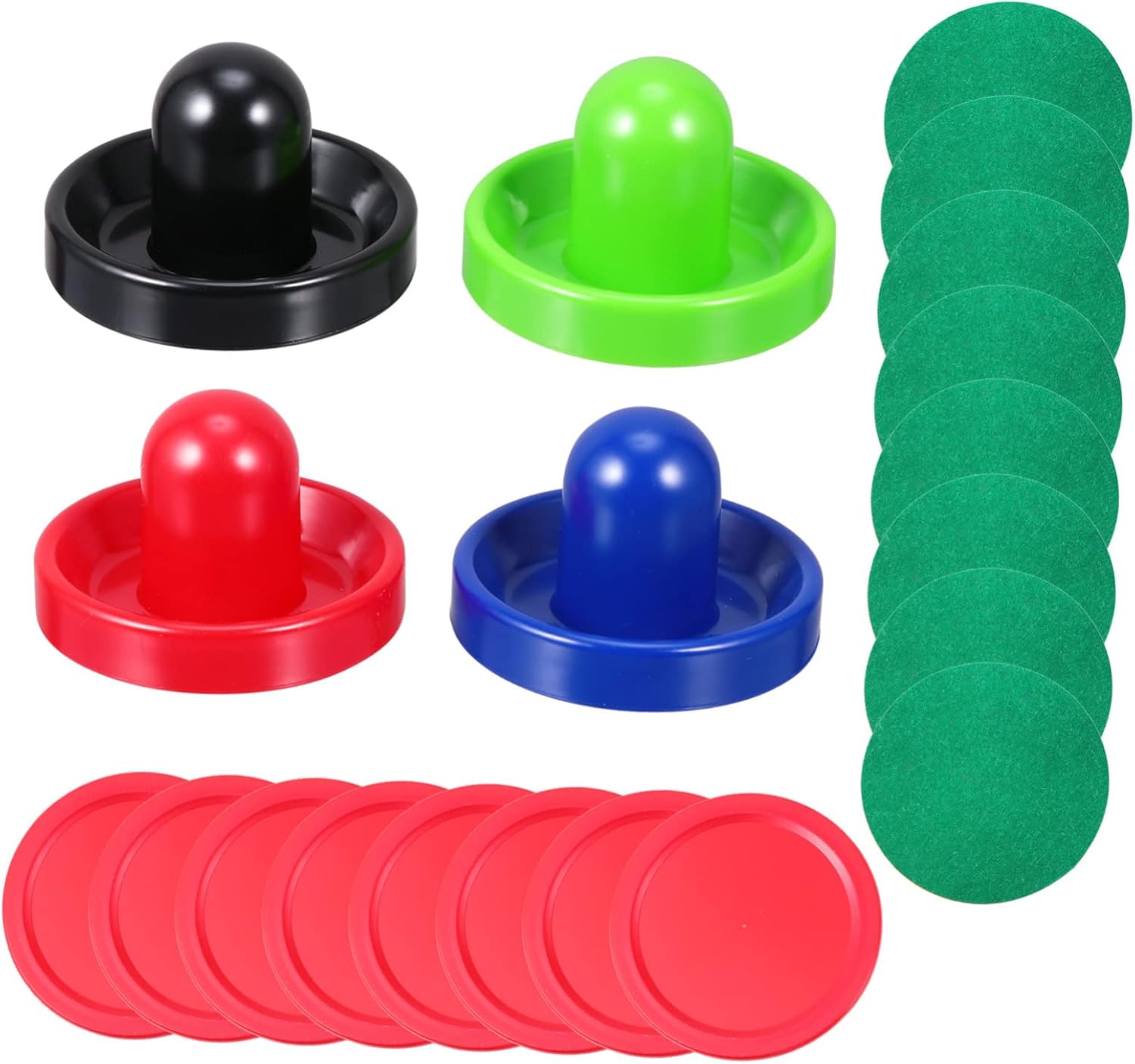 BESPORTBLE Air Hockey Game Hockey Party Favors Pushers Pucks Street Hockey Handles Pushers Hockey Tape The Puck