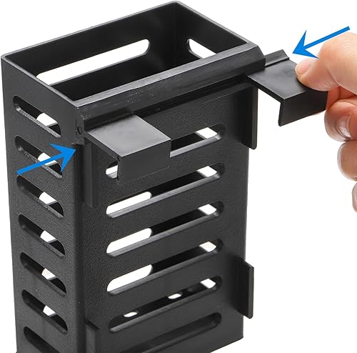 Miniatura 3 de Lawei 8 Pack Hanging Aquarium Plant Holder, Plastic Aquatic Plant Pot with 48 Hooks and 16 Suction Cups, Aquatic Planter Cups for Aquarium