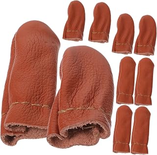TEMPNAP Juego De 10 Protectores Para Fieltrar Con Aguja Coser Fieltro Agujas Dedos Tejido Protectores De Dedos Color Aleatorio