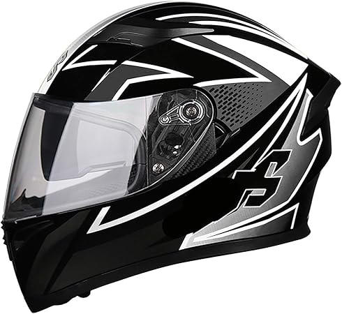 Amazon 大人のオートバイのヘルメット 統合されたモトクロス機関車のフルフェイスヘルメット 公道で使用でき オールシーズンに適しています E Xxxl 65 66cm フルフェイス 車 バイク