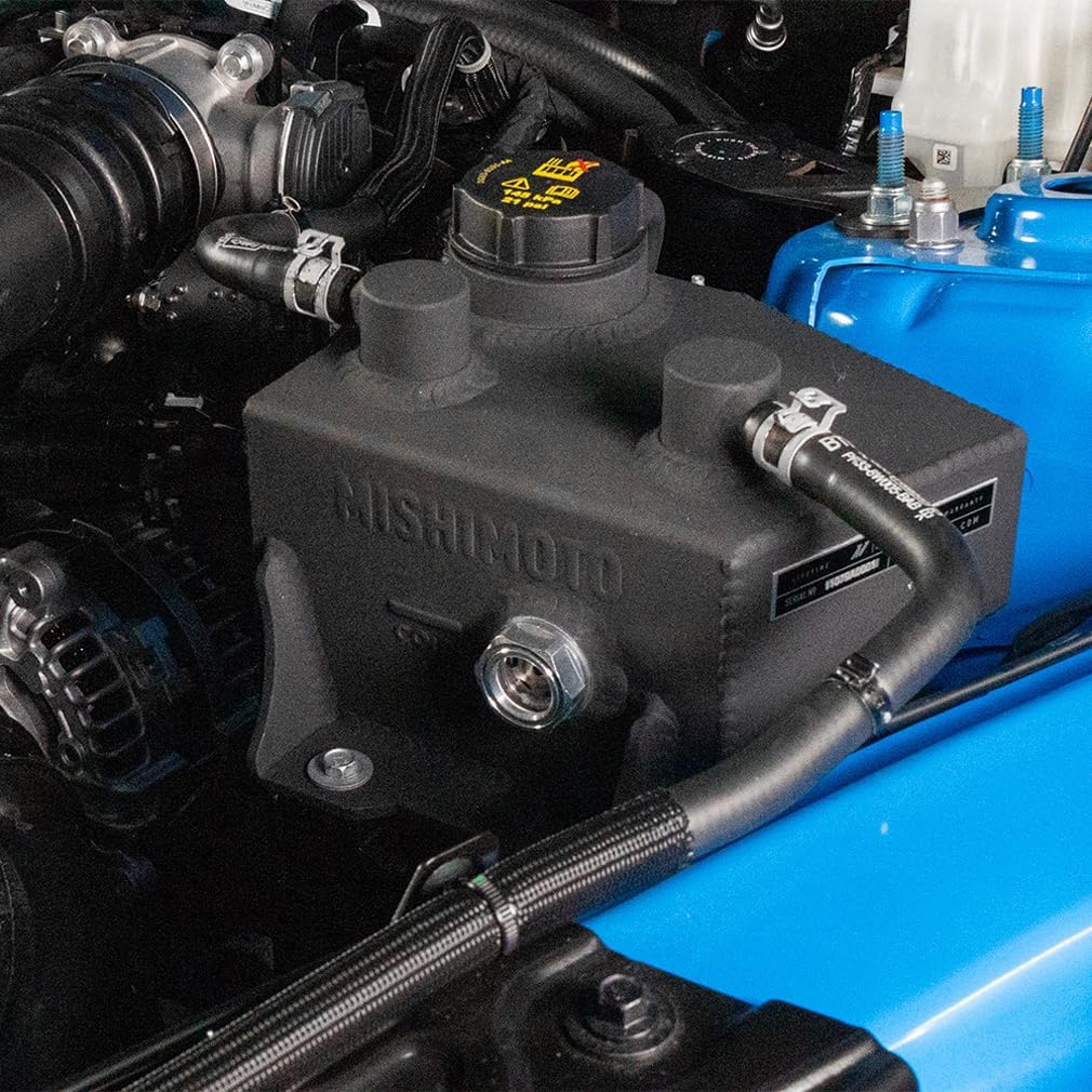 Mishimoto Coolant Expansion Tank, Compatible with Ford Mustang GT & EcoBoost, 2024+