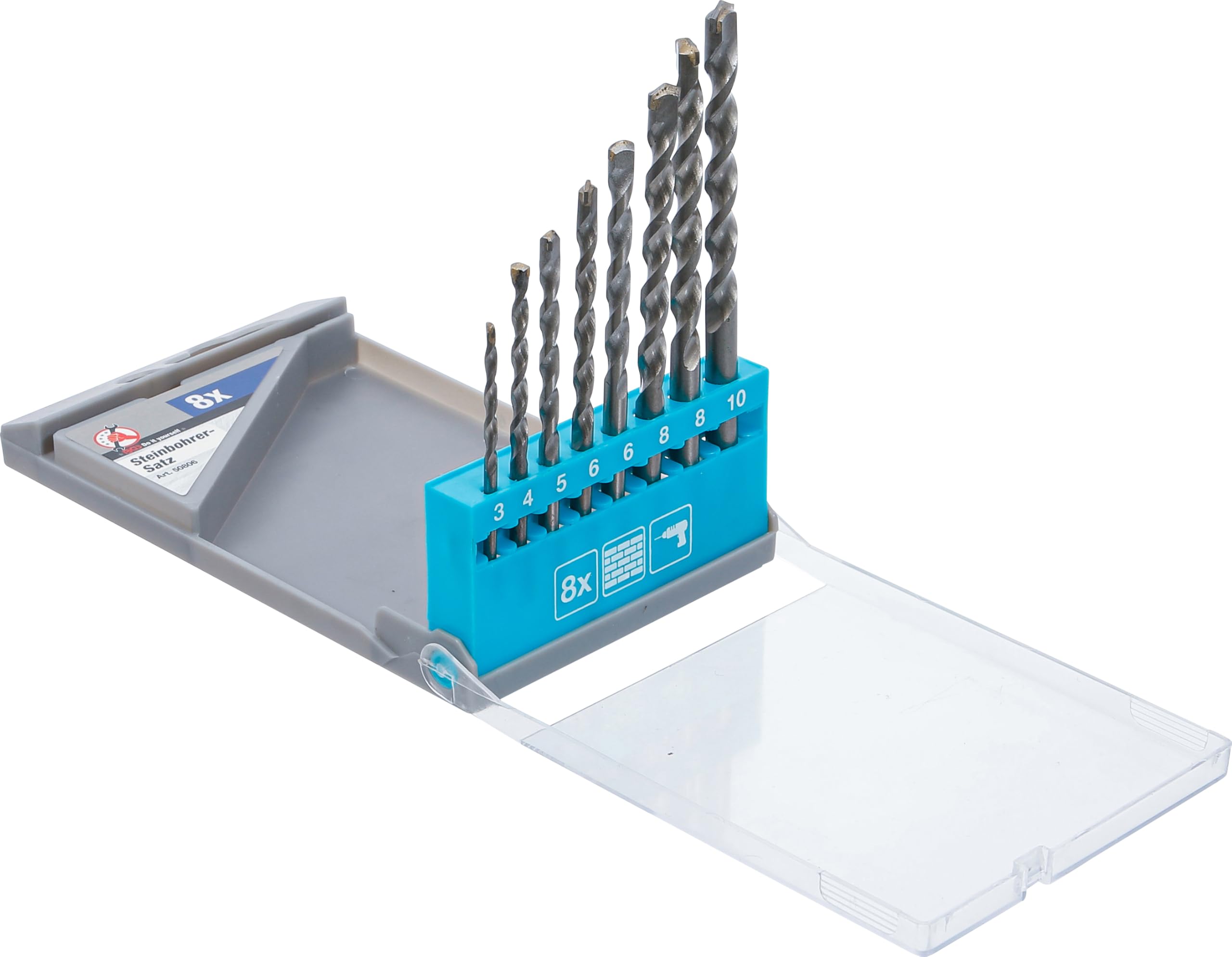 Image secondaire de Jeu de Mèches à Pierre BGS Do it Yourself - 8 Pièces de 3 à 10 mm