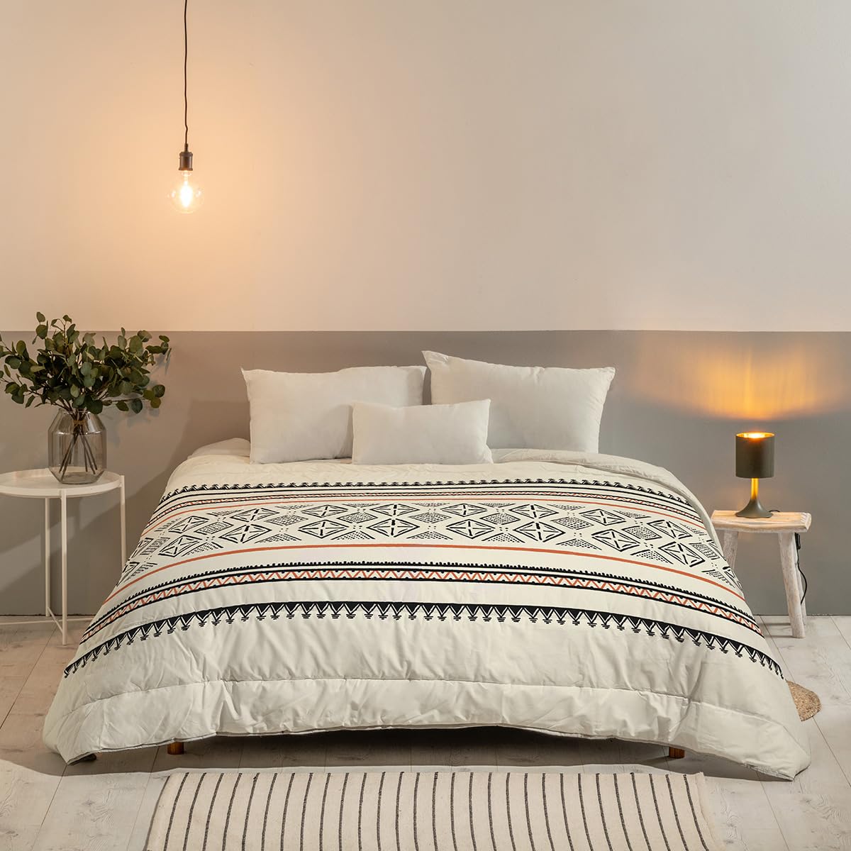 Bleu Câlin Duvet Cover, Polyester, Multi-Colour, 140 x 200 cm