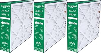 GeneralAire # 4551 for 4501 ReservePro 20x25x5 furnace filter, Actual Size19 5/8" x 24 3/16" x 4 15/16" - Case of 3 Filters