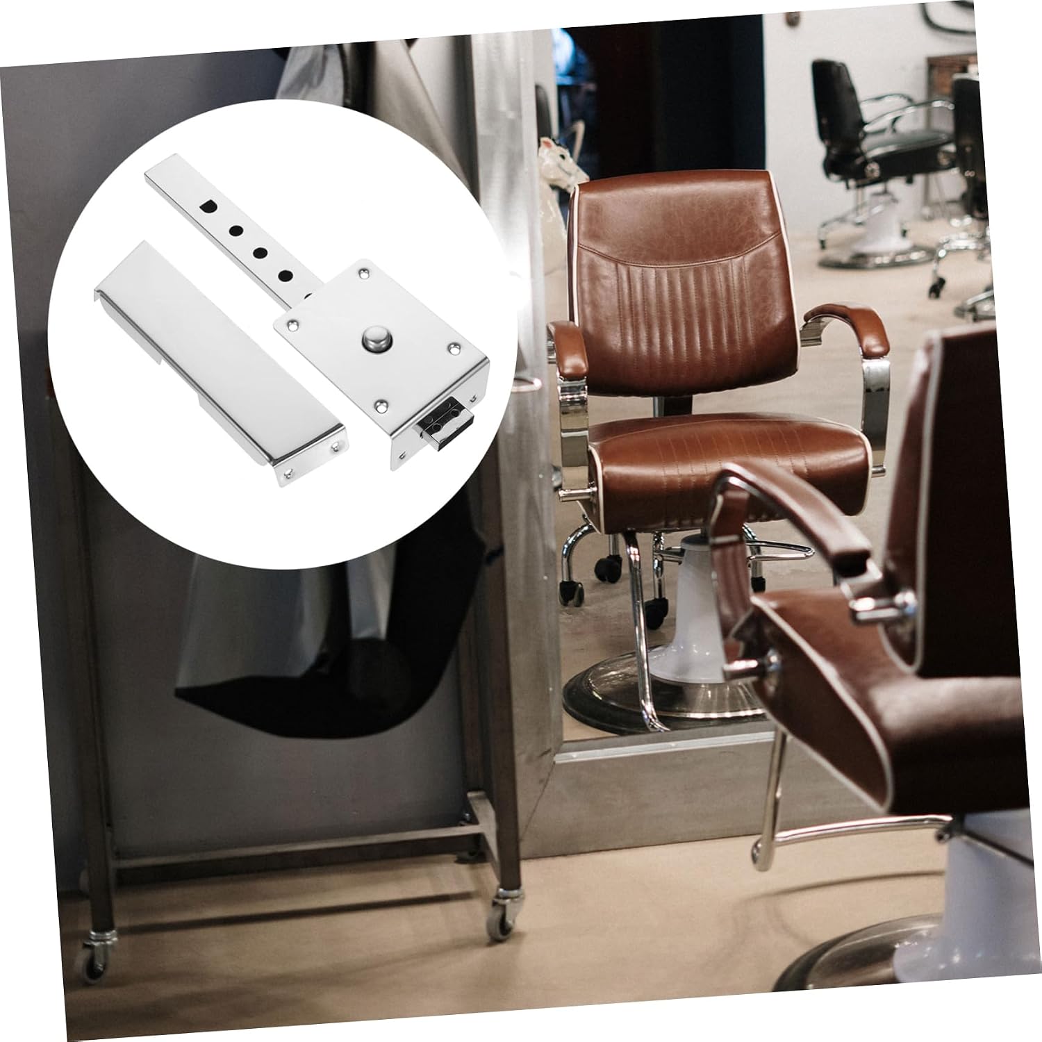 Ipetboom Salon Chair Headrest Bracket Replacement Hair Salon Chair Accessory for Optimal Comfort and Durability