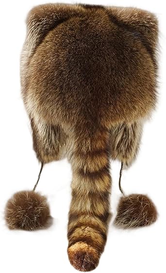 Winter Thermal Plush Furry Earflap Ushanka Hat Faux Fur Windproof Hooded Beanie Animal Themed Costume Hat for Men Women