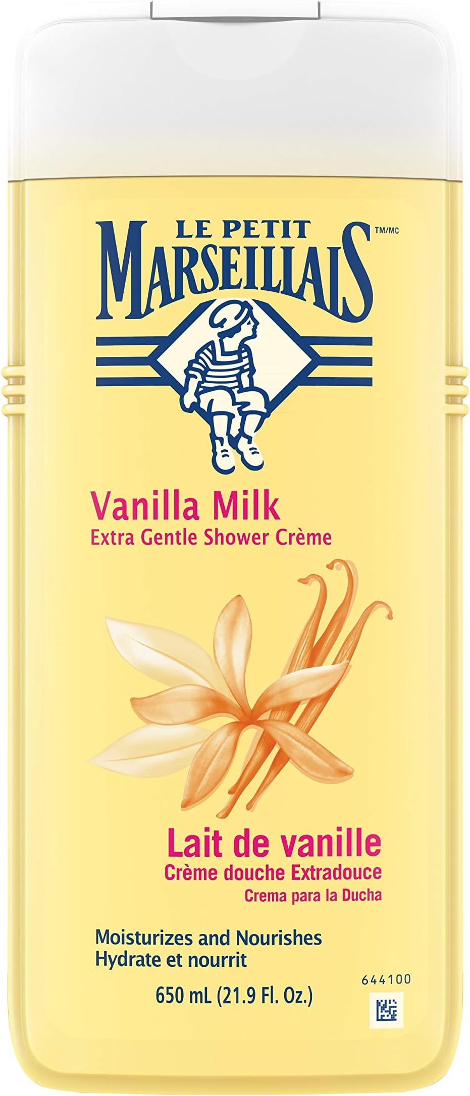 Extra Gentle Shower Cream, Vanilla Milk, 22 Fluid Ounce