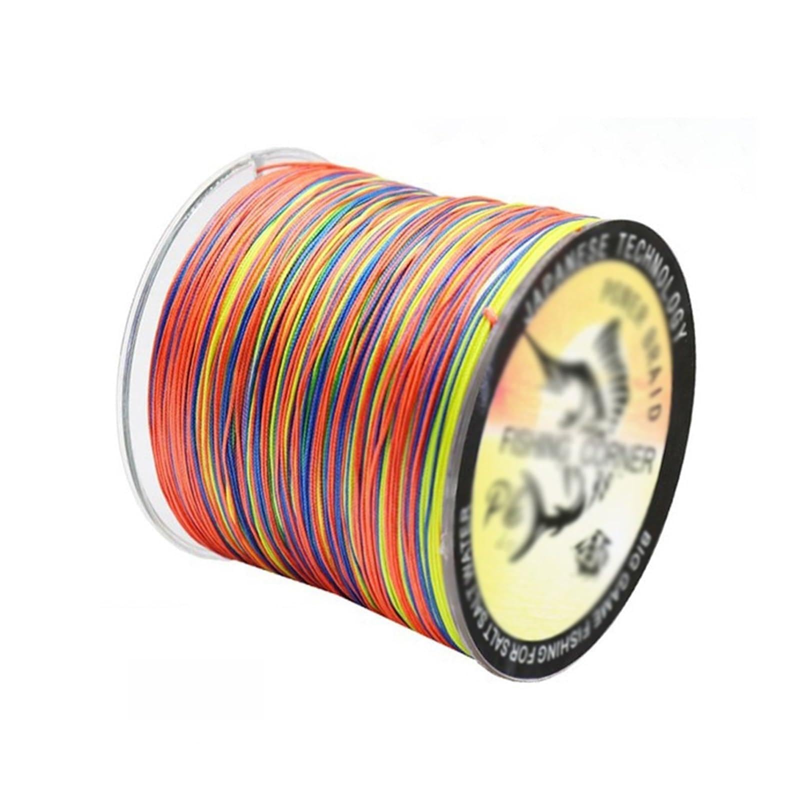 Hilo de Pesca Hilo de pescar trenzado de 12 hebras, hilo de pescar de agua salada con multifilamento de PE de 300mm, hilo Multicolor superfuerte Fuerte Linea de Pesca ( Color : 300m Multi , Size : 30-