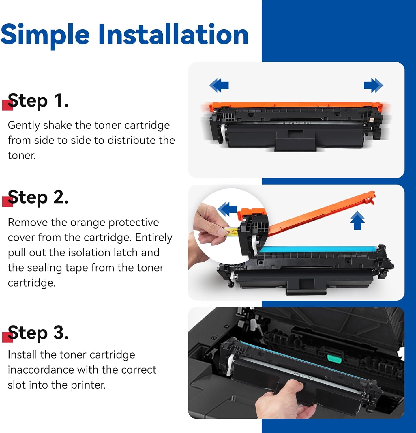 210X High-Yield Toner Cartridge Compatible Replacement for HP 210A 210X W2100X Works with HP Color Pro MFP 4301 4201 Series MFP 4301dw 4301fdn 4301fdw 4201dw Printer 4 Pack Black Cyan Magenta Yellow