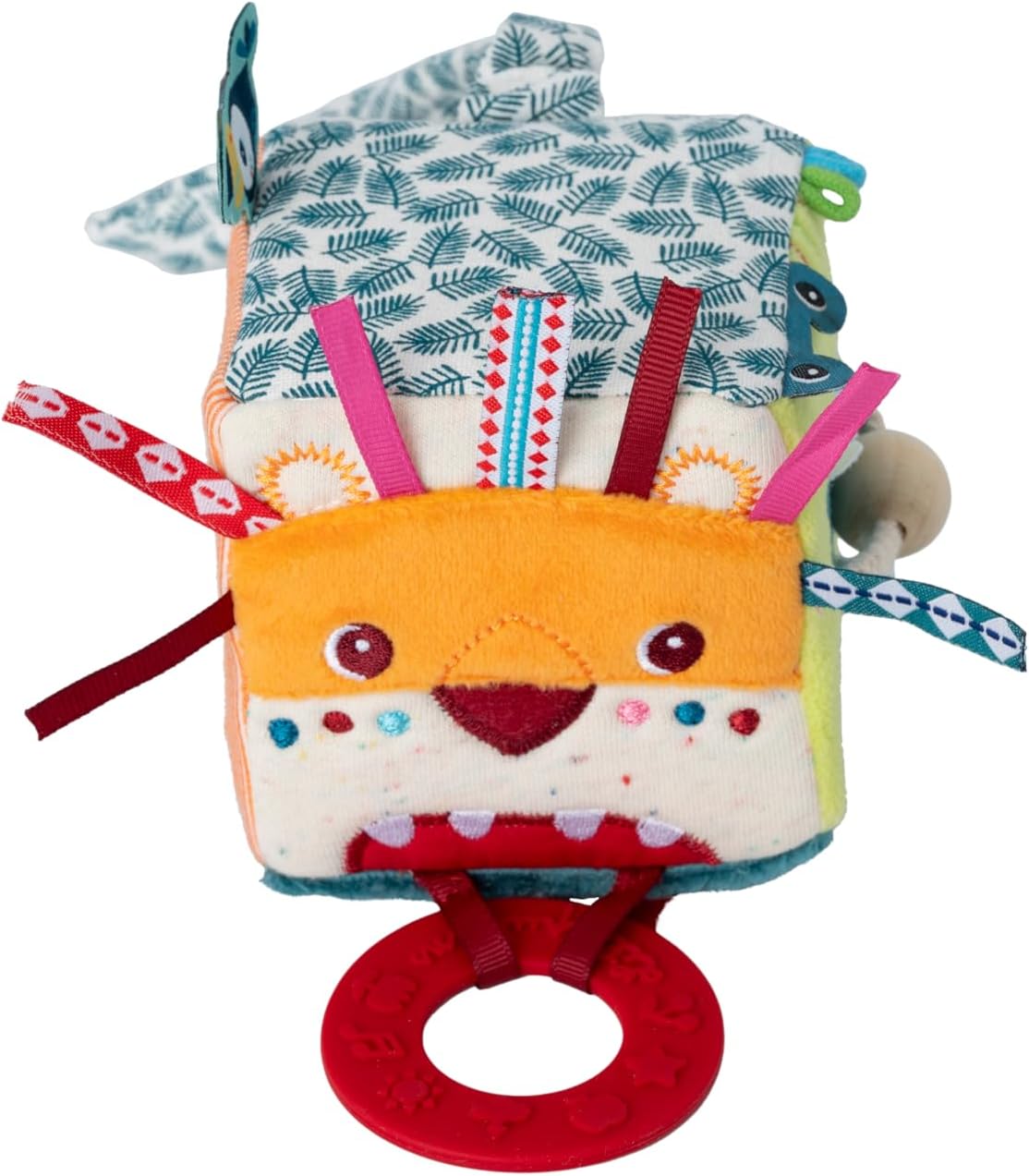 LILLIPUTIENS - Lion Activity Cube with Hanger, Multicolor (L83123)