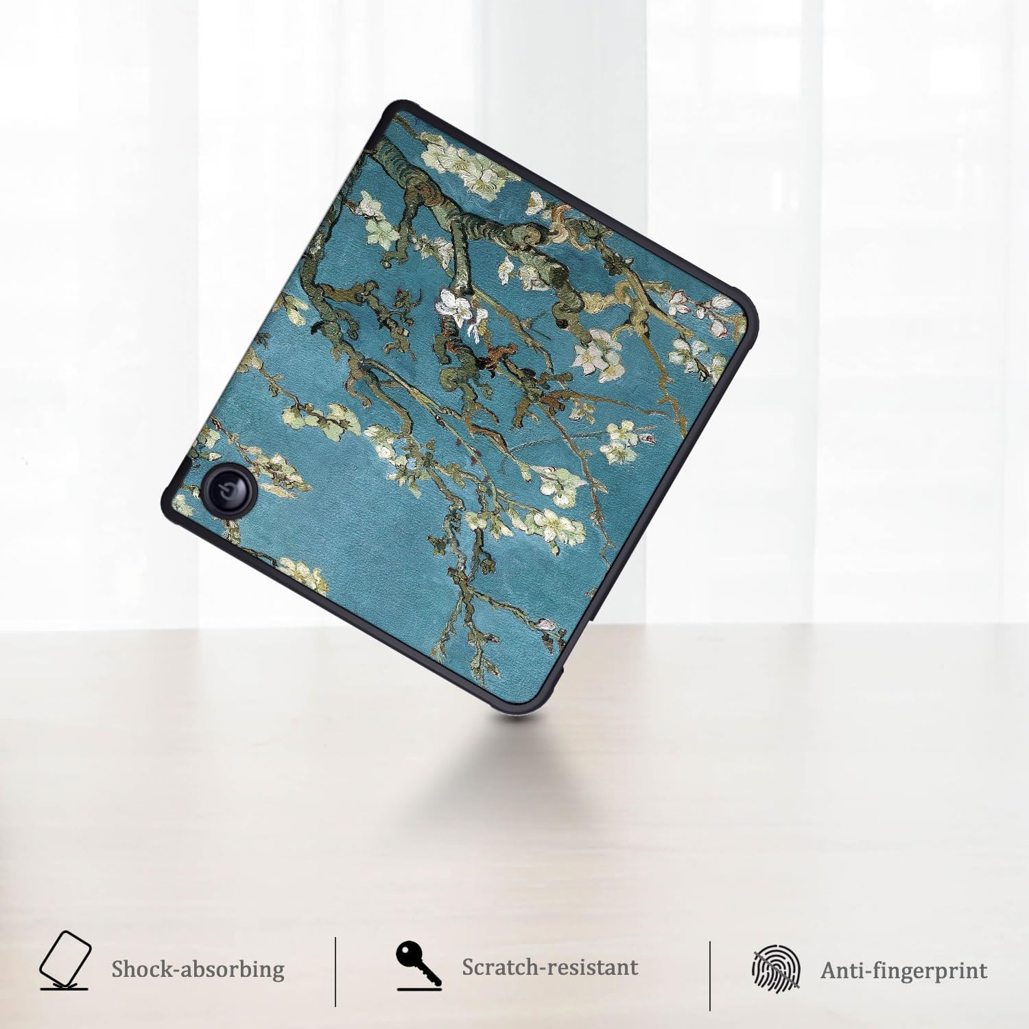 Housse Avec Rabat Pour Kobo Libra Colour / Libra 2 - Fonction Veille Automatique - Coque TPU Et Fermeture Magnétique