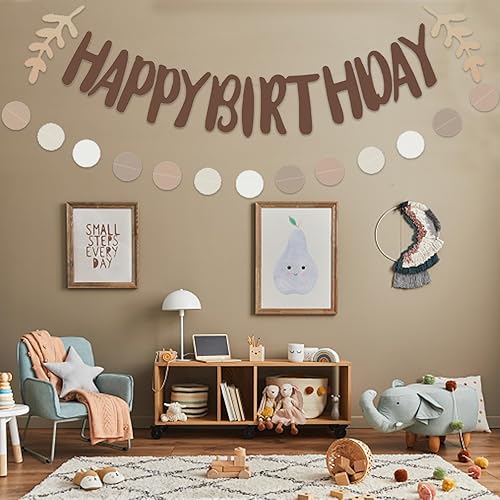 Vista 274 de Zwiebeco Decoración de fiesta de feliz cumpleaños, banderín, guirnalda de banderines, kit de abanico de papel para niños, Capitán América