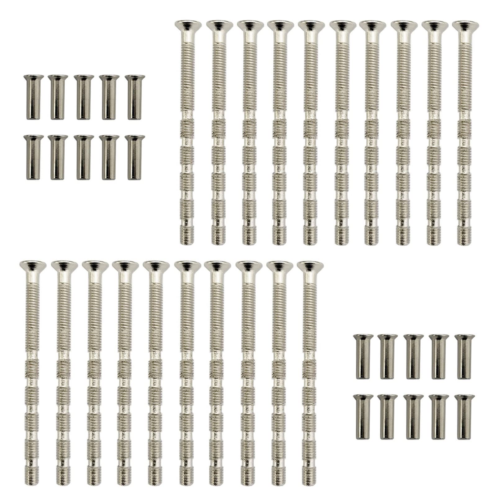 Lot de 40 vis M4 x 60 mm pour poignées de porte et rosaces