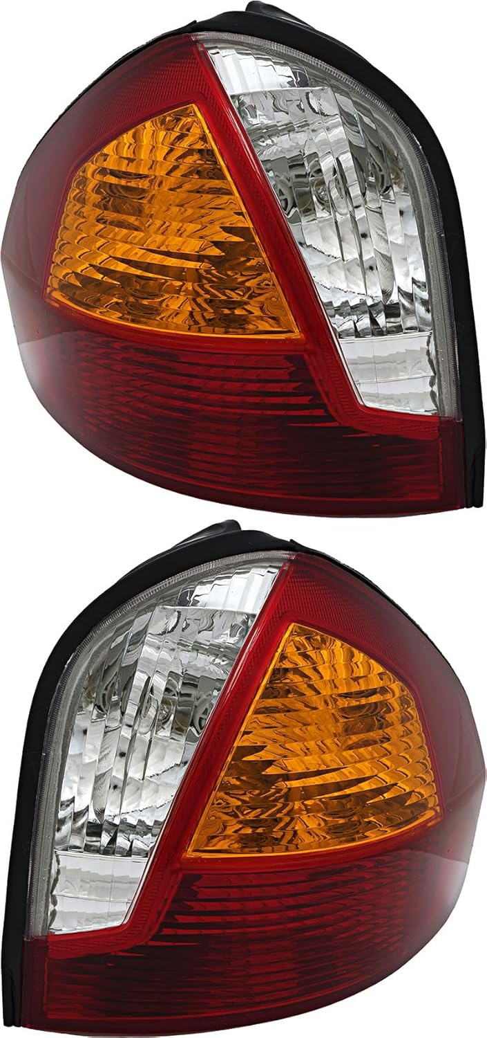 Compatible with Hyundai Santa Fe Tail Light Lamp 2001 2002 2003 2004 Driver Left Side