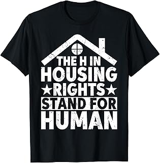 Housing Rights Poverty Cancel Rent Stop Evictions T-Shirt