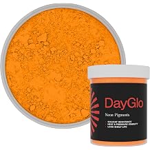 DayGlo Neon Pigment Blaze Orange | Fluorescent Color Pigment Powder | HighVisibility Daylight Neon | For Paint, Ink, Plastic, Resin, Crafts & Industrial Use - 16oz