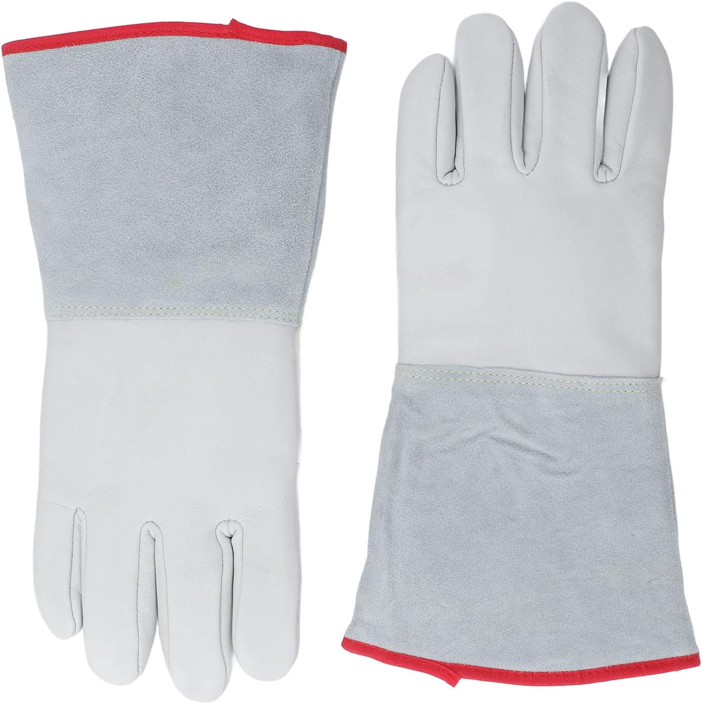 Antifreeze Gloves for Dry Ice Handling Liquid Nitrogen, Winter Work Gloves for Cold Weather, Thickened Leather Low Temperature Protective Gloves, 31cm