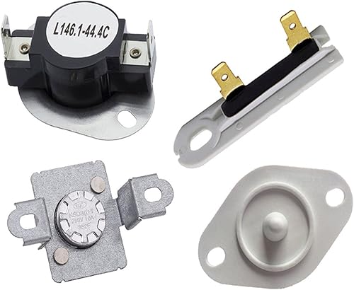 Miniatura 1 de Siwdoy 279973 & 3392519 & 8577274 Kit de corte térmico para secadora dúo con termistor y fusible térmico compatible con Whirlpool