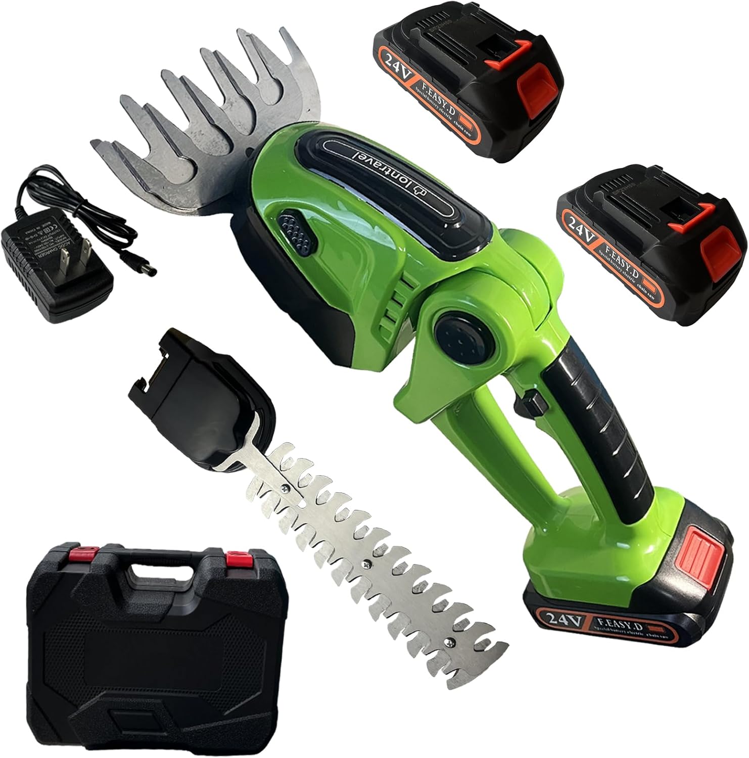 Hedge Trimmer Cordless Grass Shears24V Electric Shrub