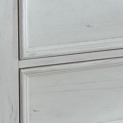 Miniatura 15 de Liberty Furniture Industries Allyson Park - Cama King con panel (32.7 x 34.6 x 24.4 in), color blanco