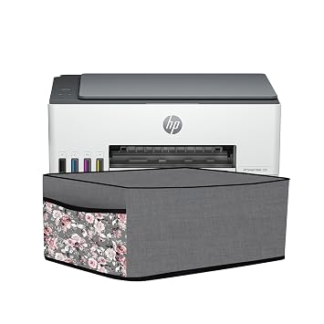 PrimeCover for HP Smart Tank 580 / 581 / 585 / 529 All-in-one WiFi Colour Printer with Utility Pocket Printer Cover (GrayPrint)